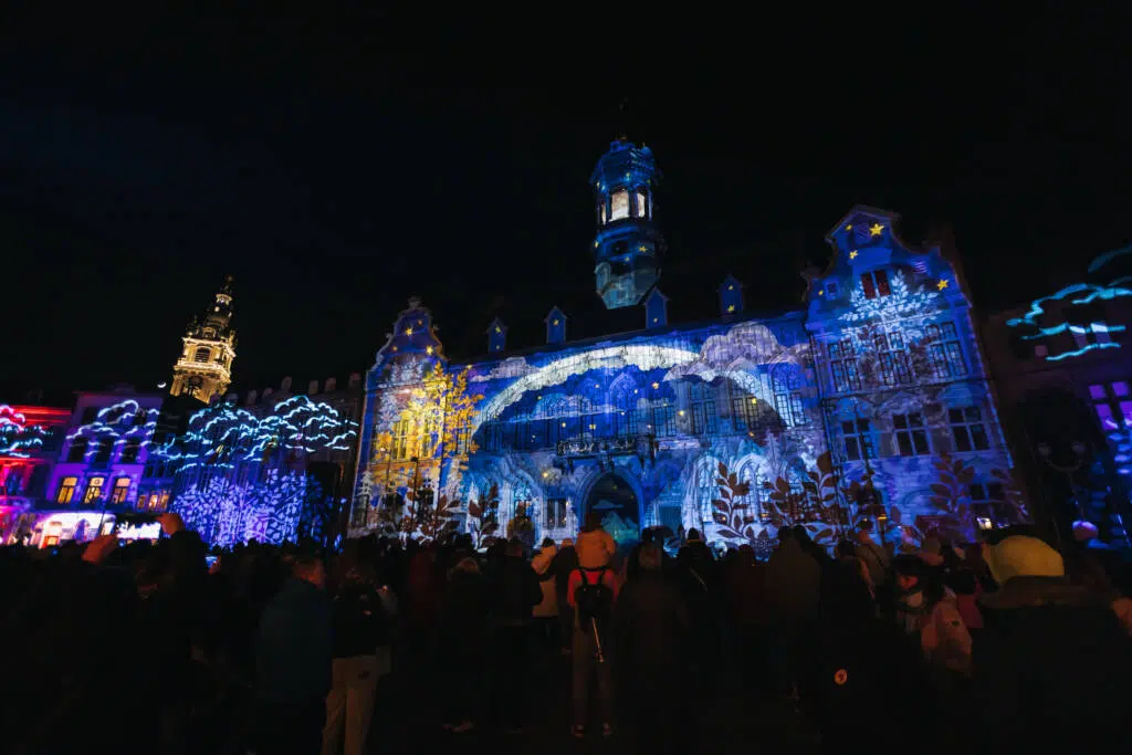 Glitch prod - Video mapping -Mons en lumiere - 2025 - Luciole