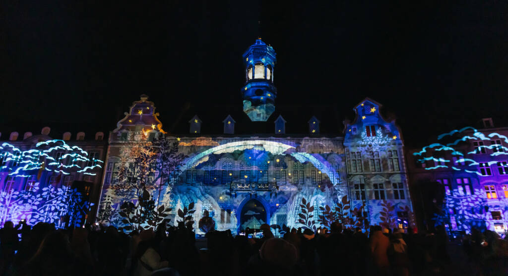 Glitch prod - Video mapping -Mons en lumiere - 2025 - Luciole