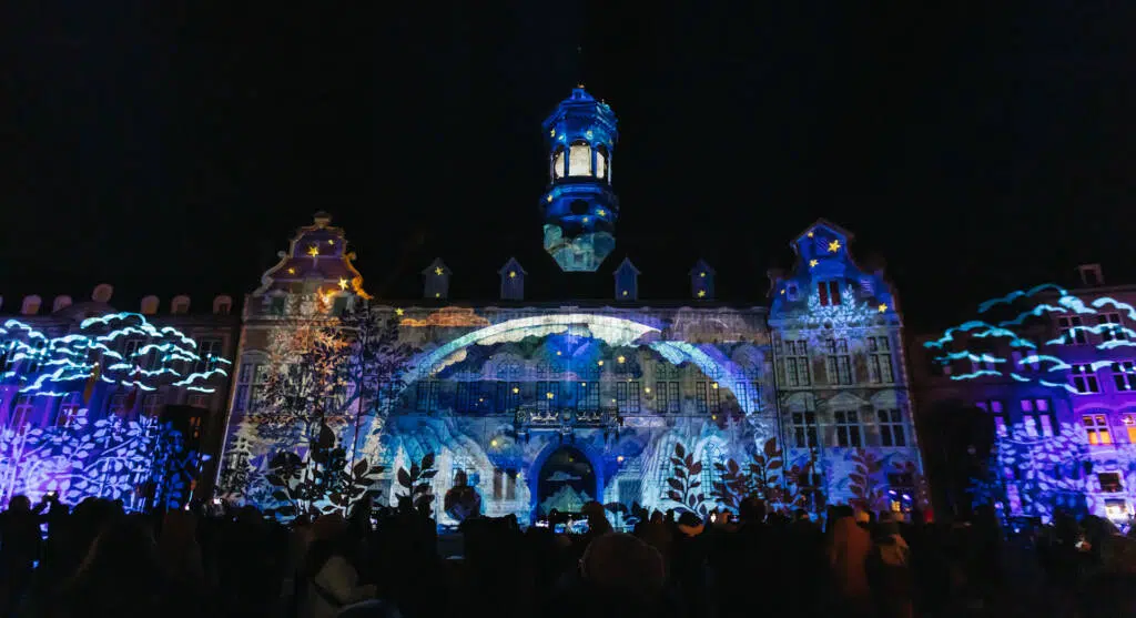 Glitch prod - Video mapping -Mons en lumiere - 2025 - Luciole